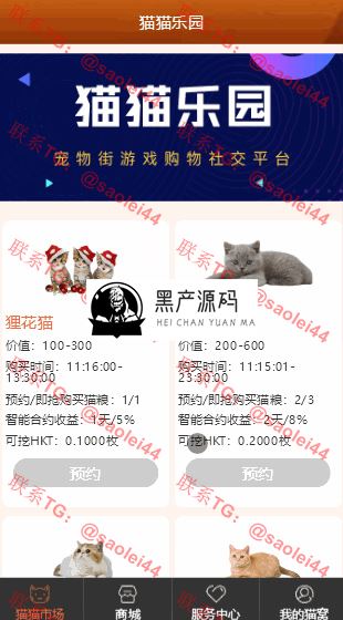 【修复版宠物区块系统】2020猫猫乐园最新宠物猫区块链升级版超完整源码   站长亲测感觉很不错的一套源码
